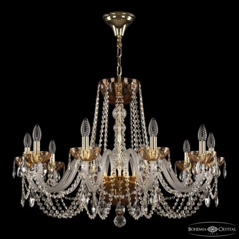 Люстра Bohemia Ivele Crystal 5402/10/300 G Amber/M-1H