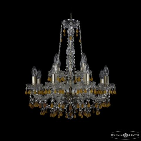 Люстра Bohemia Ivele Crystal 1410/8+4/195/h-63 Pa V1003