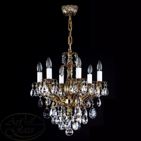 Люстра Art Glass ETELA VI. WHITE GOLD CE