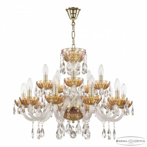 Люстра Bohemia Ivele Crystal  5417/10+5/240 G Shampan/M-1H