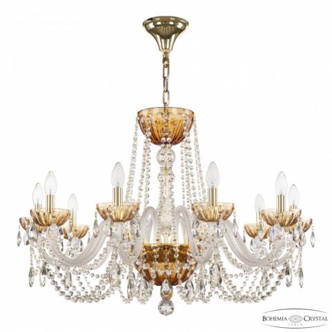 Люстра Bohemia Ivele Crystal 5402/10/300 G Amber/M-1H