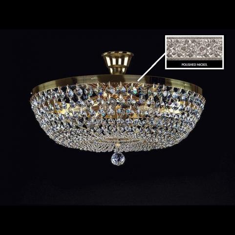 Люстра Art Glass GEENA DIA 500 NICKEL SP