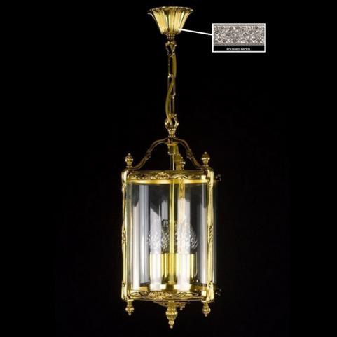 Подвесной светильник Art Glass LOLA NICKEL