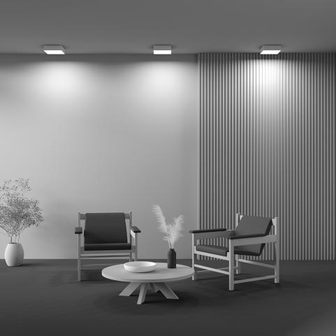 Потолочный светильник Maytoni Technical Ceiling 3000K Zon C032CL-24W3K-SQ-W