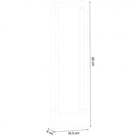 Уличный фонарь Arte Lamp Trapezio A2060PA-1BK