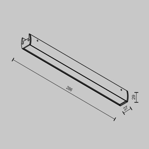 Трековый светильник Maytoni Technical Elasity 3000K Basis TR161-1-16W3K-B