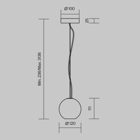 Подвесной светильник Maytoni Basic Texture MOD461PL-01B