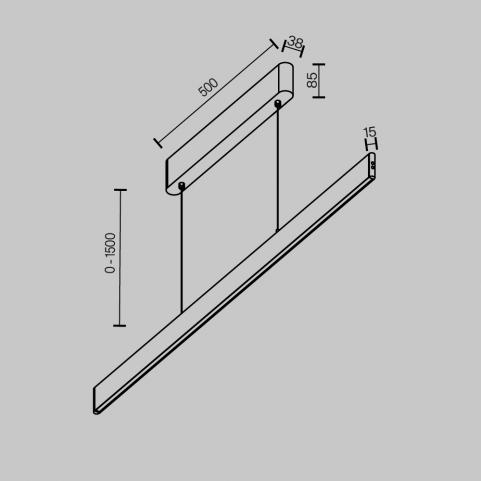 Подвесной светильник Maytoni Euphoria P109PL-36W2.7-6K-BS