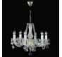 Люстра Art Glass RADKA VI. FULL CUT R14 WHITE NICKEL CE