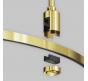 Шинопровод Maytoni Flarity TRX154-R-D800-BS, магнитный модульный круглый,  латунь 800мм