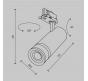 Трековый светильник Maytoni Technical Trinity  2700K Focus Zoom TR198-3-20W2.7K-Z-W