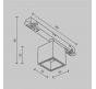 Трековый светильник Maytoni Technical Exility 3000K  Alfa S TR133-2-7W3K-BS
